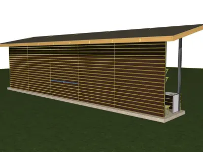 3D model of the pavilion 3D model