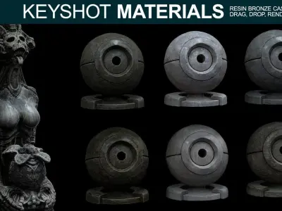 Keyshot Materials - Ultimate Bundle 3D model