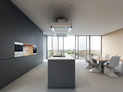VRay - C4D Scene files - Modern Kitchen Scene 3D model