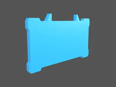 UHD High tech Graphical Interface v6 003 Low-poly 3D model