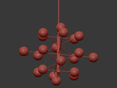 Italian Globe Cedar Moss Light 20 3D model