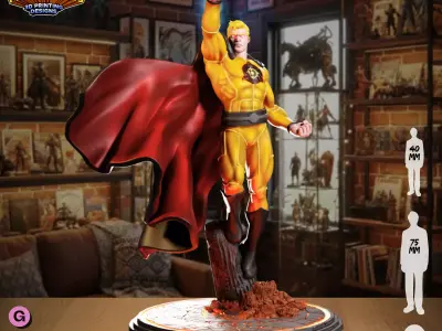 Sun God 3D print model