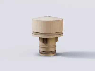 Chimney Bundle Low-poly 3D model