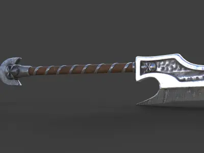 Egypt Sword Low-poly 3D model