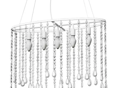 Hanging chandelier MW-Light Lavinia 443010603 3D model