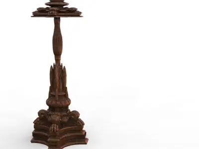 Dragon street lamp 3D model