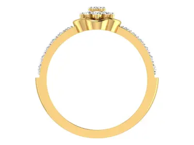 Women Ring  Render 3dm STL OBJ FBX Details 3D print model 18