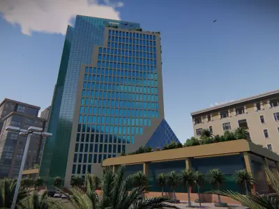 Tawuniya Towers  3D model