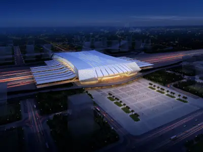 fosan railway station 3D model