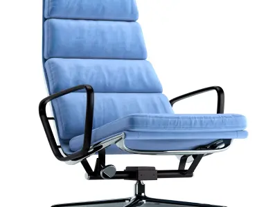 Vitra Soft Pad Armchair 3D model