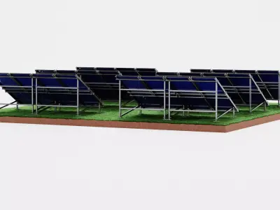 -Solar Farm V2- 3D model
