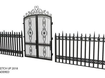 classic gate 3D model
