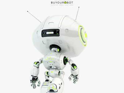 Lovely robot - companion IX 3D model