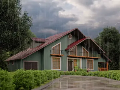 Exterior Scene-4 for Lumion 3D model