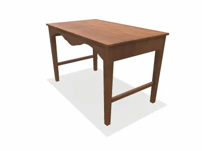  Simple Old wooden Table Low-poly PBR 