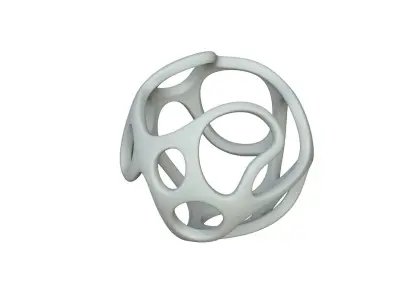 SciFi Cube Object No 38675 Low Poly Shape Texture