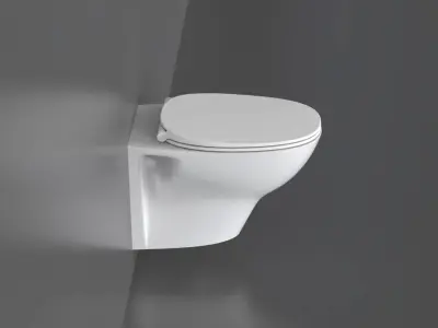 WC43 Toilet 3D model