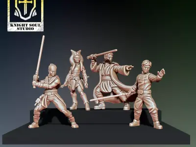 PACK KNIGHTS  3D print model