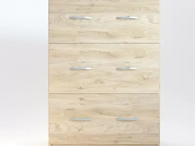 Wooden Cabinet 17 3D model