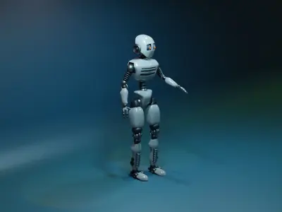 Rigged Robot 3D model purchase