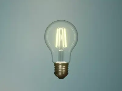 Edison Light Bulb Free 3D model
