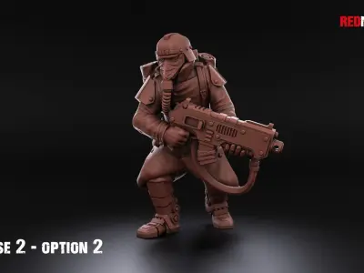 Death Division - Kill Squad - Imperial Force 3D print model