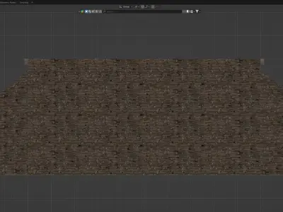 Pont ferroviaire Low-poly 3D model