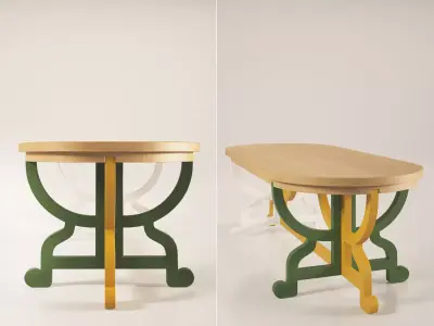 Paper Table 3D model