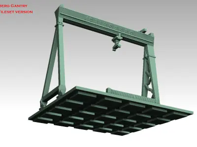 Eriksberg Gantry Crane 3D print model