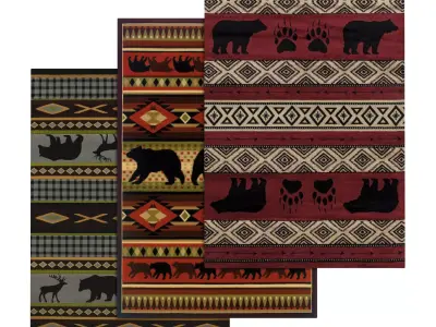 Rug Set 997 3D model