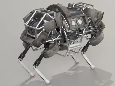 WildCat Robot Boston Dynamics Low-poly 3D model