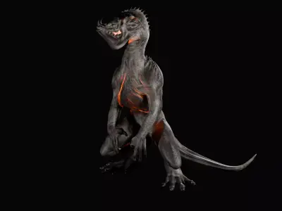 Monster Abyssal Finwalker 3D Model Printing 3D print model