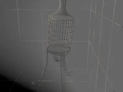 Roman Style Amphora Free 3D model