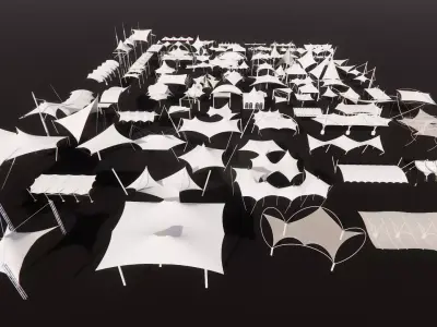 Tensile Structures Collection -A6 3D model