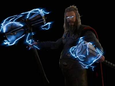 Thor from Avengers Infinity War - Endgame 3D model