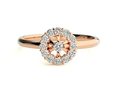 Women ring 3D print model 146
