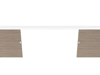 Wood Sliding Door 3D model