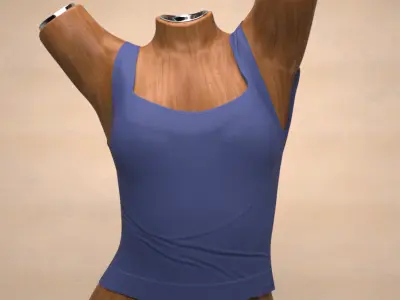 Square Neck Shirt for Genesis 9