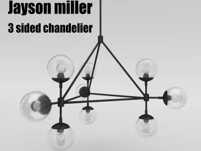 Jayson Miller 3sided chandelier 3D model