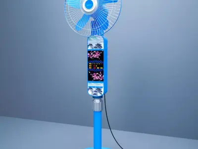 fan Floor fan 3D model