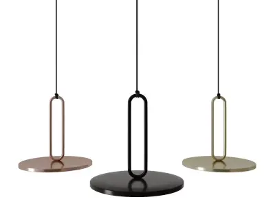 Clip pendant light with closed ring by Daniel Debiasi 3D model