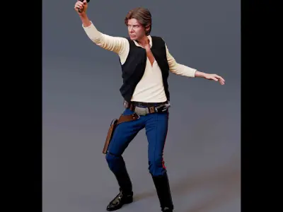 Han Solo 3d Model 3D model