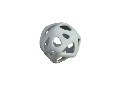 SciFi Cube Object No 18559 Low Poly Shape Texture