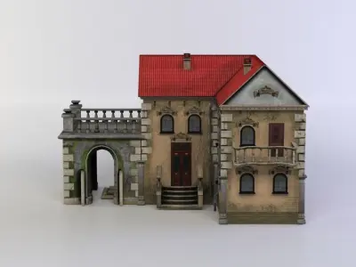 Small house Low-poly 3D model buy