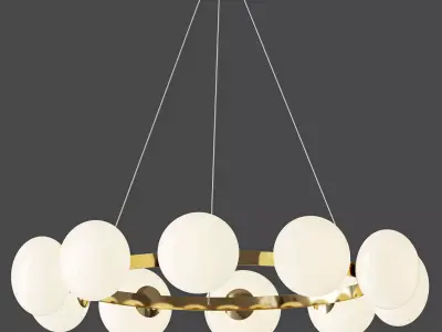 CB2 Curie Chandelier 3D model