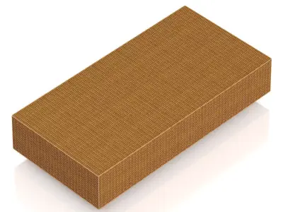 Wicker Coffeetable 3D model