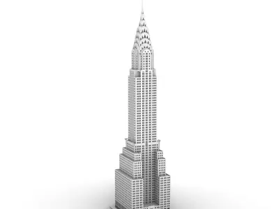 Chrysler building 3D model