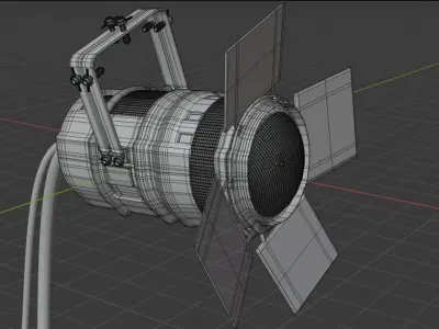 Par Stage Theater and Film Light  Free 3D model