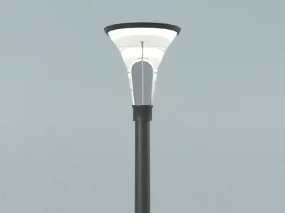 laos Street LED light Low-poly 3D model