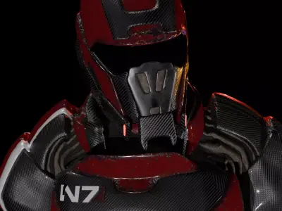 N7 Armor from Mass Effect 3D model